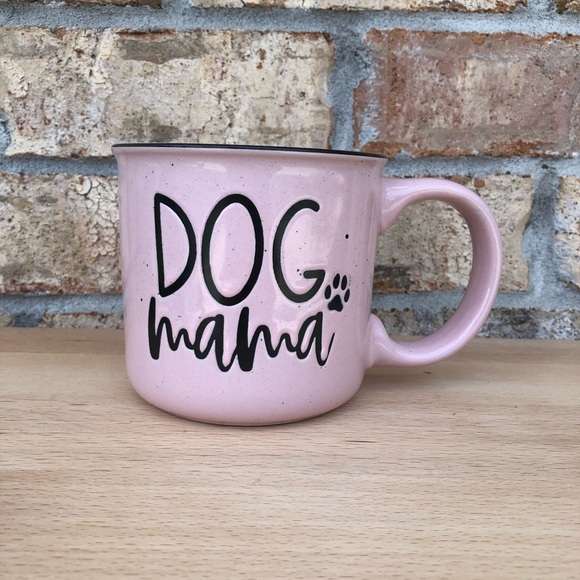Dog Mama Coffee Te Ceramic  Large  Ping Black White Mug by Eccolo. - Picture 7 of 11